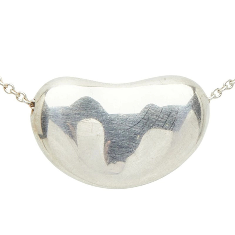 Tiffany Co Bean Necklace Silver TIFFANYCo